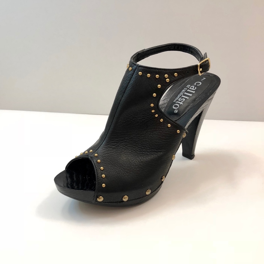CALLISTO of California sz 6.5 black sandal